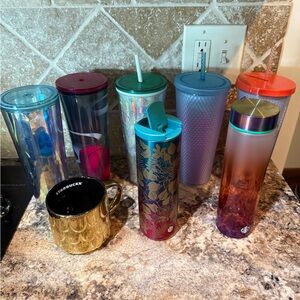 Starbucks Blue and Red Insulated Drinkware